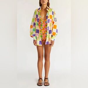 Siedres x PSC  Ora Multi Color Shirt Small